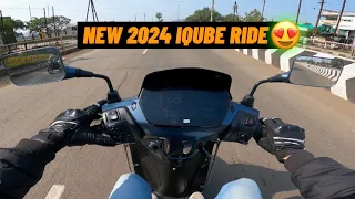 New 2024 Tvs Iqube Electric Ride⚡️| Better than OLA & Aether 🤔|
