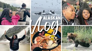 ALASKA VLOG | Whale Watching + Glaciers + Salmon Run + Seafood Feast + Fresh King Crab Legs