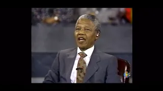 Nelson Mandela Town Hall Interview Highlights (6/21/1990)