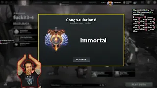 Grubby Reaches Immortal Rank after 413 Days of Playing Dota 2