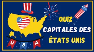 Quiz capitales des états des USA : Devine les capitales des états des US