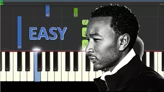 John Legend - All Of Me - Easy Piano Tutorial - How To Play