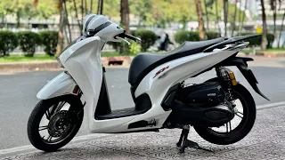 Chi tiết Honda SH350i ABS 2022 | trắng sporty, bstp, phuộc Ohlin