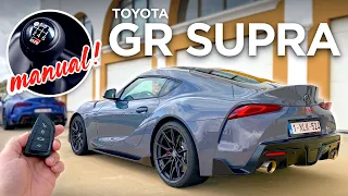 NEW Toyota GR Supra - MANUAL transmission! (382 hp)