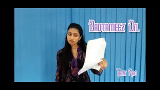 Badtameez dil- Yeh Jawaani Hai Deewani| Deepika Padukone, Ranbir Kapoor| Dance cover| Tanvi Rao