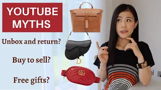 Luxury Bloggers Unbox and Return? The Myths |designer shopping hauls collection free Dior Chanel LV?