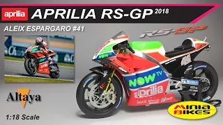 EP382 | ALEIX ESPARGARO (2018) | APRILIA RS-GP | ALTAYA | 1:18 SCALE | MOTOGP |