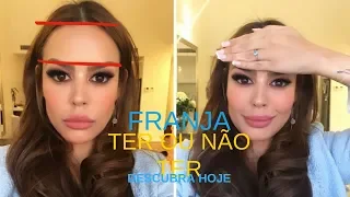 Descubra FINALMENTE se vc nasceu pra ter franja com 3 testes!