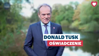 Donald Tusk: Oświadczenie, 17.10.2023