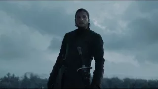 Jon Snow faces an onslaught of cavalry