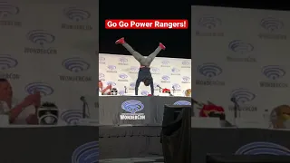 Brennan Mejia representing #PowerRangers at #WonderCon
