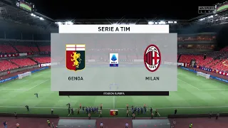 ⚽ Genoa vs AC Milan ⚽ | Serie A (01/12/2021) | Fifa 22