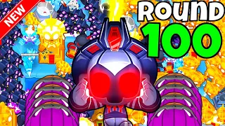 So I Made It To Round 100 In BANANZA In Bloons TD Battles 2...! (GAME BROKE)