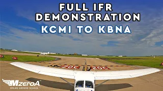 Full IFR Demonstration KCMI to KBNA