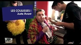 Pierre Ménès, Hervé Mathoux, Isabelle Ithurburu, Julien Cazarre - Coulisses "avant"