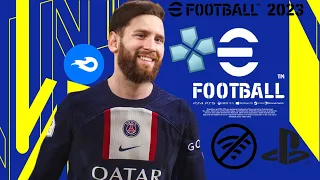 eFootball PES 2023 PPSSPP | ENGLISH COMMENTARY, PS5 CAMERA, NEW KITS & NEW TRANSFER BEST GRAPHICS HD