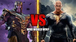 Thanos VS Black Adam - Who Will Win? | MCU vs DCEU