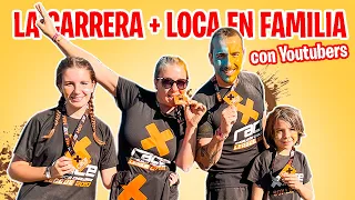 CARRERA OBSTÁCULOS + DIVERTIDA para FAMILIAS con amigos YOUTUBERS ¿Podremos hacerla?