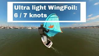 Ultra light wind WingFoil: Fone Strike 7 CWC + Axis PNG 1300 Foil