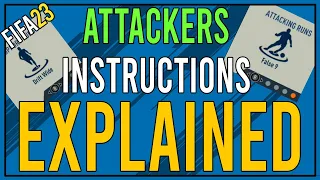 All Attackers' Player Instructions Explained in FIFA 23 | Custom Tactics Explained