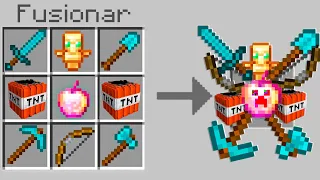 ¡Minecraft PERO podemos FUSIONAR CUALQUIER OBJETO! 😲💥 SILVIOGAMER MINECRAFT PERO