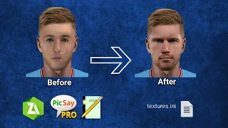 Tutorial | How to add and create new face in pes psp