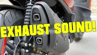 2021 PIAGGIO BEVERLY 400 HPE EXHAUST SOUND STOCK