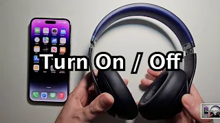 Beats Studio Pro Headphones: How to Turn ON / OFF!