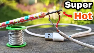 How To Make soldering iron - Pencil Soldering Iron ( Emergency Solution )