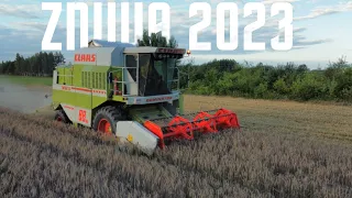 ŻNIWA z CLAAS'Ą✮2023✮(Claas Dominator 88SL & DeutzFahr)✮GR Kołodziejczak✮