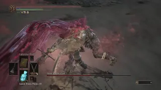 Dark Souls 3 Slave Knight Gael Boss|No Hit|NG + 23|Sellsword Twinblade