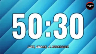 50 Minutes 30 Seconds Countdown | Fifty and Half Minute | (Fifty Min Thirty Seconds)