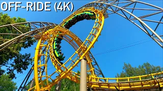 Loch Ness Monster Off-Ride Video (4K) - Busch Gardens Williamsburg - Non Copyright