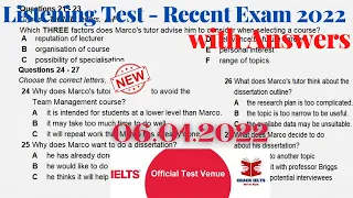 IELTS Listening Actual Test 59 with Answers | Forecast Questions 2024