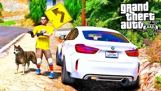 РЕАЛЬНАЯ ЖИЗНЬ В GTA 5 - ВЫГУЛИВАЮ СОБАКУ НА ПРИРОДЕ! ЗАЕХАЛИ НА ЧИЛИАД И ПРЫГНУЛИ ВНИЗ! ⚡ГАРВИН