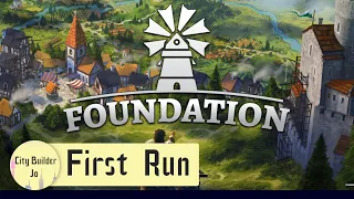 First Run of Foundation: A "laidback" Banished-like game?