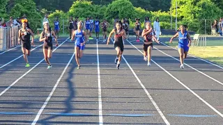 GIRLS 100M PORTSMOUTH MIDDLE SCHOOL TRACK CHAMPIONSHIP 2024