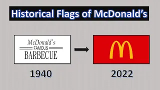 McDonald's Historical Flags | Evolution of McDonald's Logo | #history #historical #mcdonalds #flag