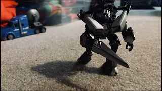 Transformers Stop Motion Revenge of the Fallen Shanghai Opening Scene Sideswipe V Sideways