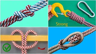 The 10 Best Knots in Life The Most PRACTICAL Knots in the World