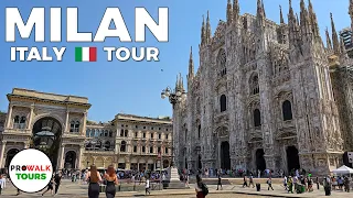 Milan - Italy's Fashion Capital - 4K60fps Walking Tour with Captions by Prowalk Tours