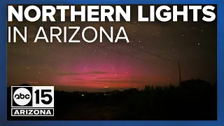 Northern Lights visible in Arizona Sunday night