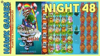 Plants vs Zombies 2 Holiday Mashup World Night 48 Easy (I, Zombie III)