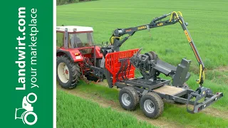 Rückewagen mit Harvesterkopf im Selbstbau | landwirt.com