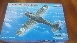 Build, Hobbyboss 1/72 Mc200 Saetta, part 1 of 3