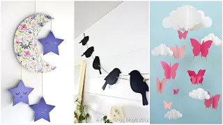 3 DIY | Kids' room decor ideas | Room decor paper crafts projects | Children room decoration