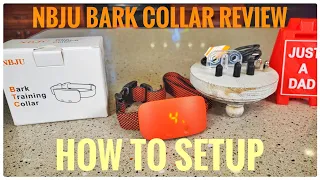 Best Selling Bark Collar NBJU Training Collar  How to Setup