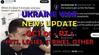 Ukraine War Update NEWS (20231002a): Pt 1 - Overnight & Other News