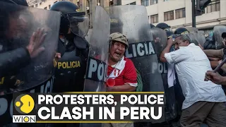 Peru: Protesters, police clash as thousands march in support of President | Latest News | WION
