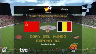 Mundial España 82 Cuartos de Final ● Unión Soviética vs Bélgica ● Pes 2021
